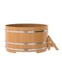 Купель BentWood круглая из лиственницы (D=1,80 м.), h=1 м. Натуральная Премиум для бани фото - 3 BentWood круглая из лиственницы (D=1,80 м.), h=1 м. Натуральная Премиум купель фото фото - 3