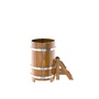 Купель BentWood овальная из лиственницы (0,69х1,31 м.), h=1 м. Мореная Рустик для дачи фото - 3 BentWood овальная из лиственницы (0,69х1,31 м.), h=1 м. Мореная Рустик купель фото фото - 3
